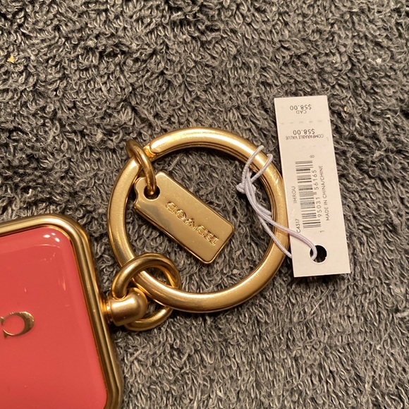 NWT Coach Horse & Carriage C4317 Bag Charm/ Key Ring - Picture 4 of 13